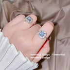 112A 2-Carat Square Zirconia Ring