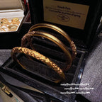 2021NV Gold-Plated Iris Minimalist Bangle
