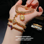 Filigree Gardenia Gemstone Bangle