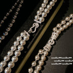 363XZ Mermaid Tear True Multi Color Pearl Necklace
