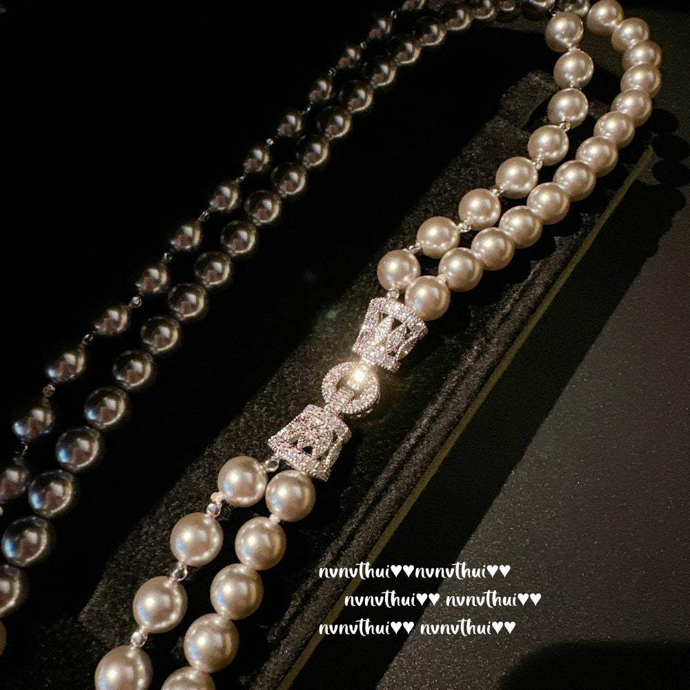 363XZ Mermaid Tear True Multi Color Pearl Necklace