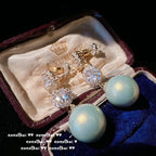 Mojito Green Pearl & Gemstone Earrings