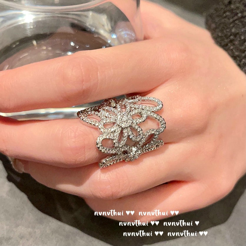 Miss Alice Floral Gemstone Ring