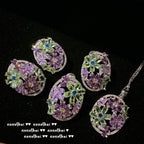 Marguerite Sunflower Gemstone Earrings