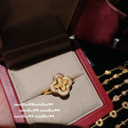 Vine & Petal Collection (Earrings + Open Ring) 509ZZ