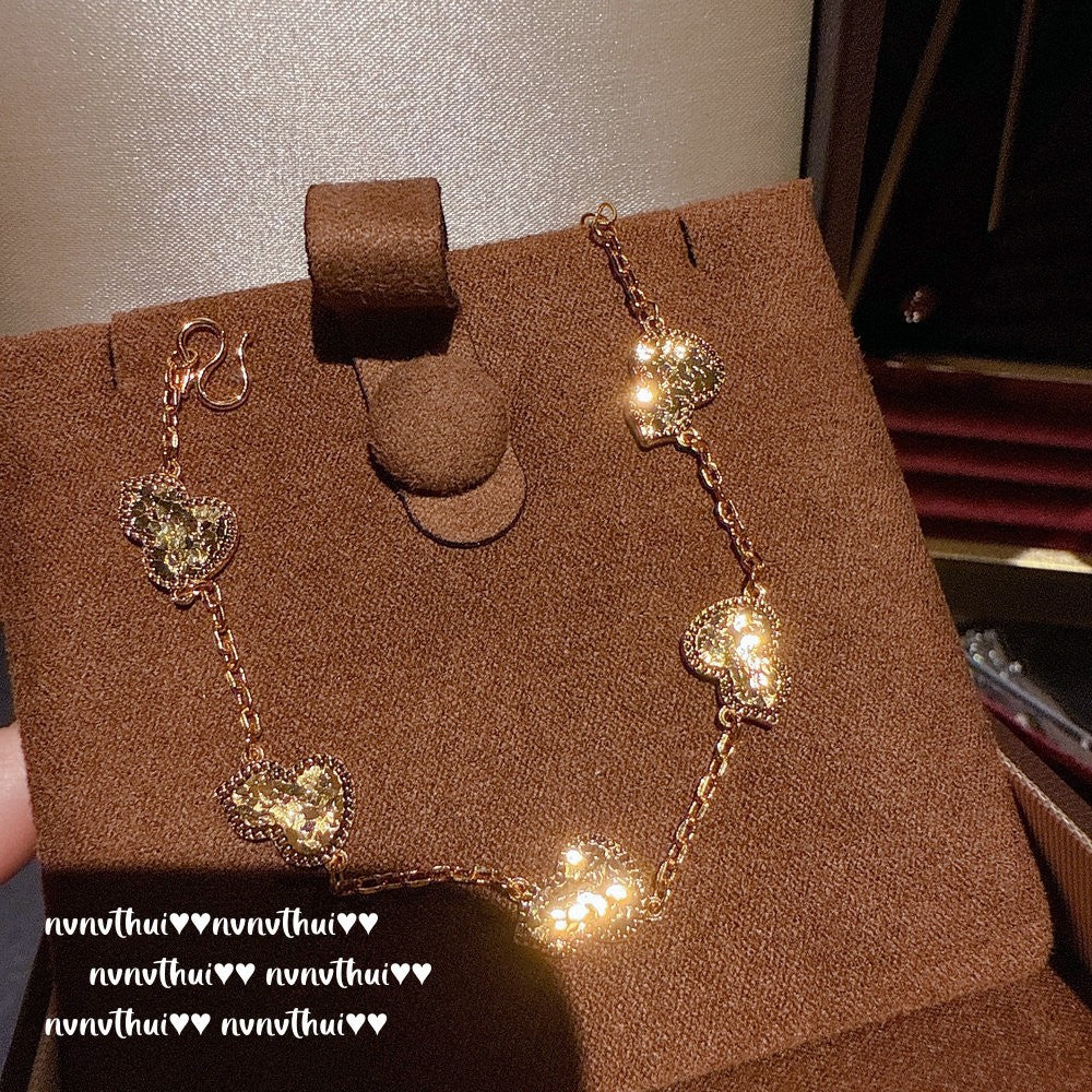 512QIP 'Ice-Cracked Lucky Gourd' Bracelet