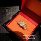 Italian Retro Brushed Gemstone Pigeon Egg Ring