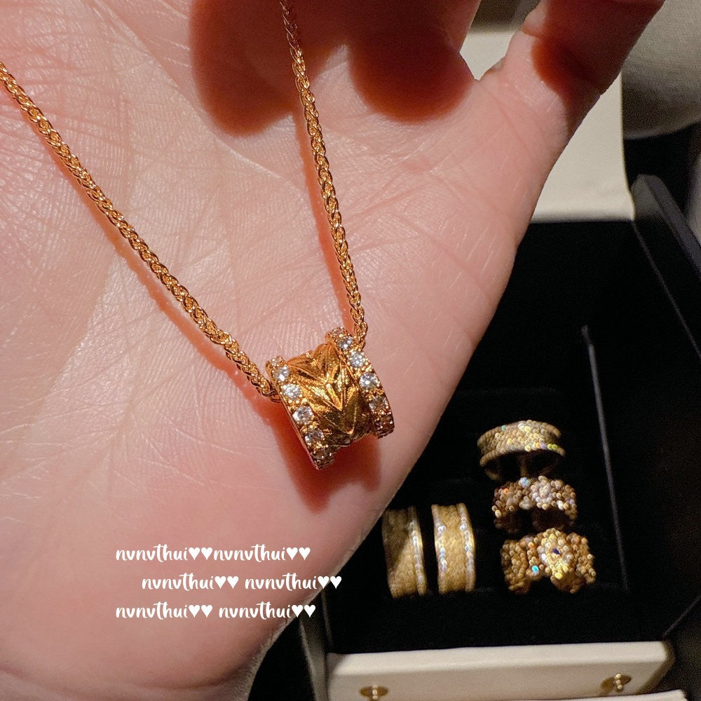 424JP Filigree Wind-Rain Bridge Necklace