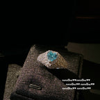 809ZZ Sri Lankan Blue Heart Gemstone Ring