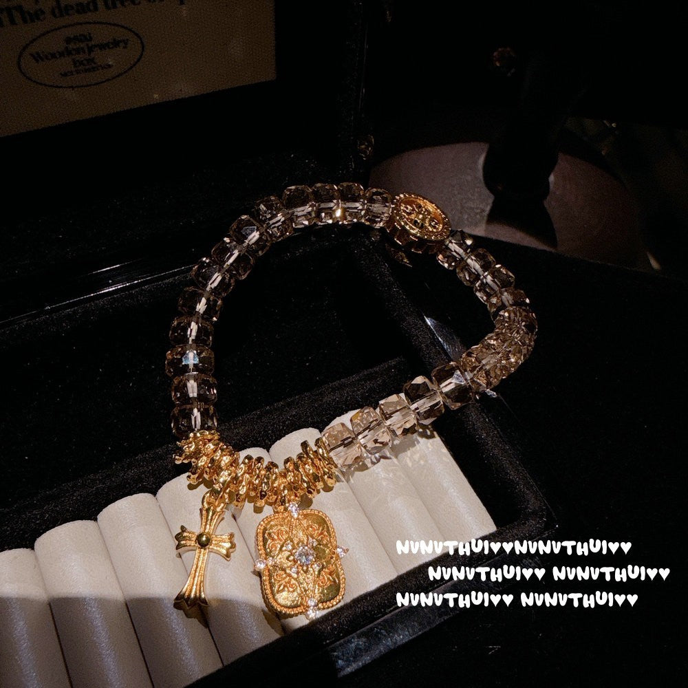 Filigree Gardenia Gemstone Bangle