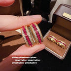 Rose Romance Ruby Bracelet & Ring Set