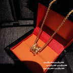 424JP Filigree Wind-Rain Bridge Necklace