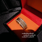 424ZZ Filigree Wind-Rain Bridge Zirconia Open Ring