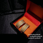 424JP Filigree Wind-Rain Bridge Earrings
