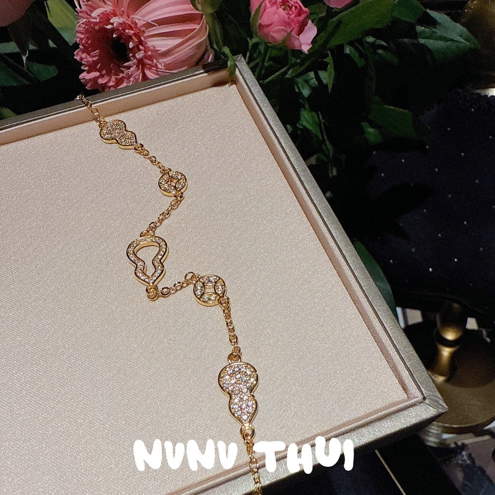 "Fu Lu" Lucky Gourd Blessing Bracelet