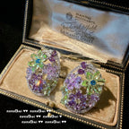 Marguerite Sunflower Gemstone Earrings