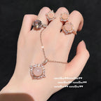 309ZZ Withered Rose Zircon Adjustable Ring