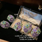 Marguerite Sunflower Gemstone Earrings